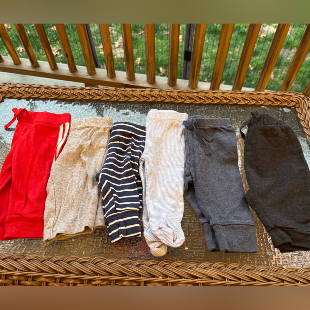 Bundle of baby boy pants size 3-6 months